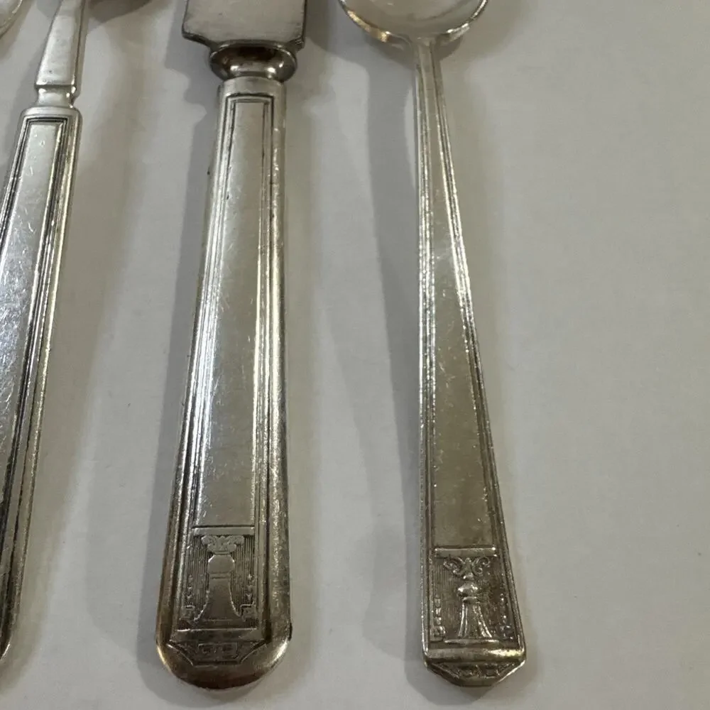 Vintage Holmes & Edwards Place Setting - Century - Silverplate Inlaid Flatware